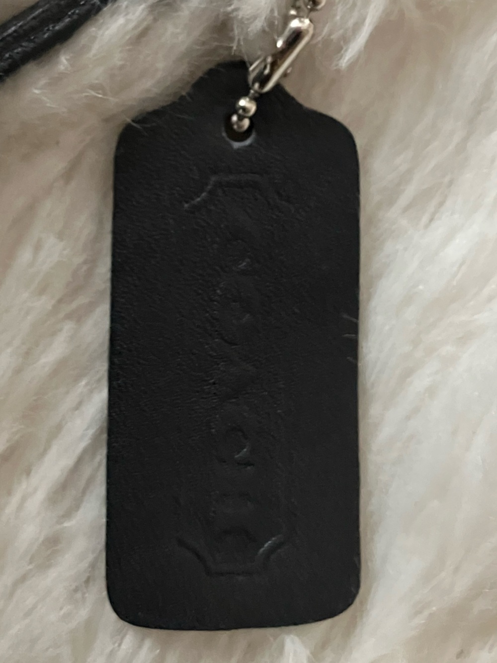 Vintage Coach Black Leather Mini Wristlet Pouch - Picture 7 of 16